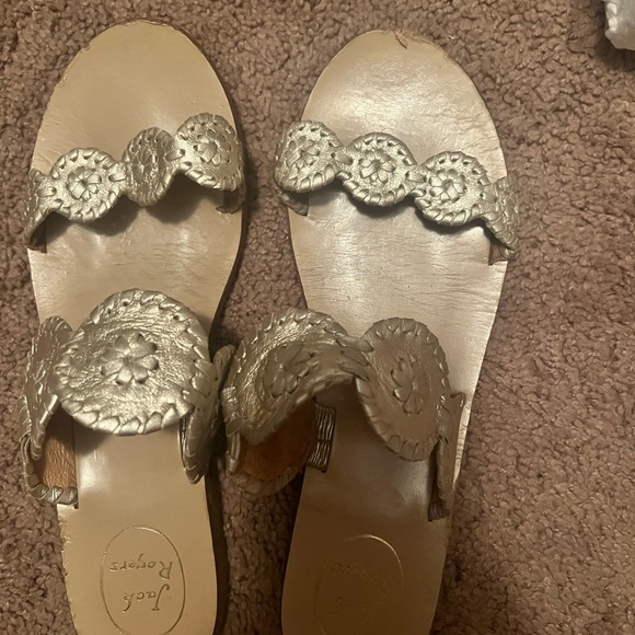 Gold Jack roger sandals - Picture 1 of 2